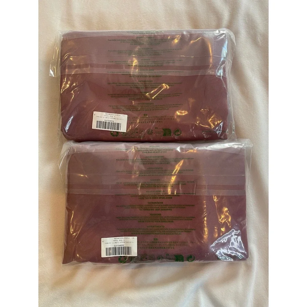 NICETOWN Bedroom Curtain Panels Grommet Top Mauve Pink 29x40 Set of 2 New